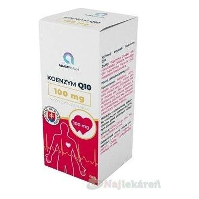ADAMPharm KOENZYM Q10 100 mg 60 kapslí – Hledejceny.cz