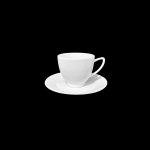 Thun 1794 Bílý šálek s podšálkem na espresso Lea 90 ml – Zboží Dáma