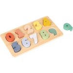 New Classic Toys vkladacie puzzle čísla od 0 do 9 – Zbozi.Blesk.cz