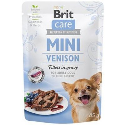 Brit Care Dog Mini Venison fillets in gravy kapsička 85g