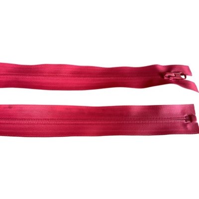 Zip spirálový voděodolný bundový 5mm dělitelný délka 50 cm - RŮŽOVÁ MALINOVÁ – Sleviste.cz