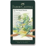Faber-Castell Umělecké pastely Pitt Pastel plechová krabička 12 barev – Zboží Mobilmania