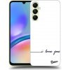 Pouzdro a kryt na mobilní telefon Samsung Picasee silikonové Samsung Galaxy A05s I love you černé