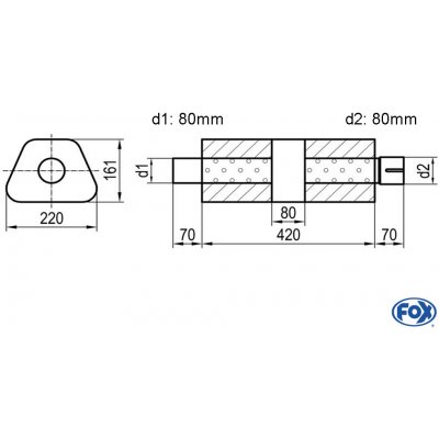 FOX UNI-K64442080s – Hledejceny.cz