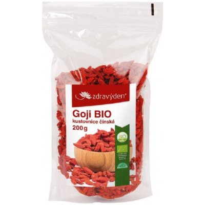 Kustovnice čínská - Goji - sušené plody BIO - 200 g – Zboží Mobilmania