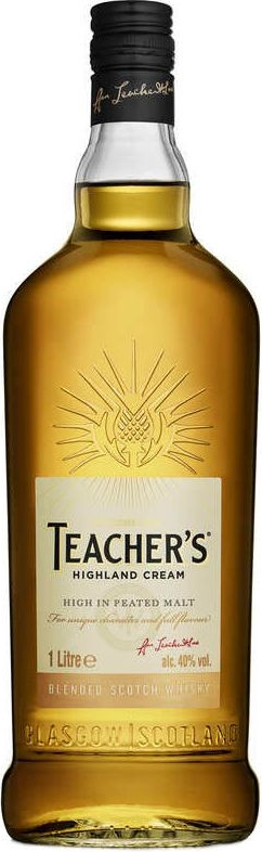 Teacher´s Highland Cream 40% 1 l (holá lahev)