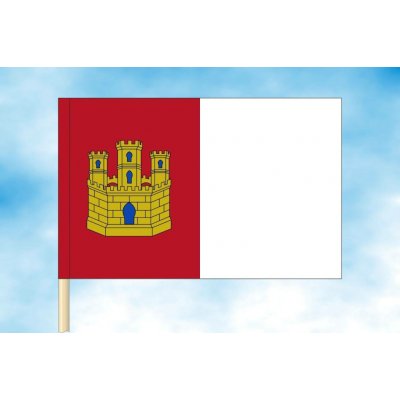 LIBEA, s.r.o. Kastilie-La Mancha vlajka Rozměr: 60×90 cm, Uchycení: Návlek na žerď – Hledejceny.cz