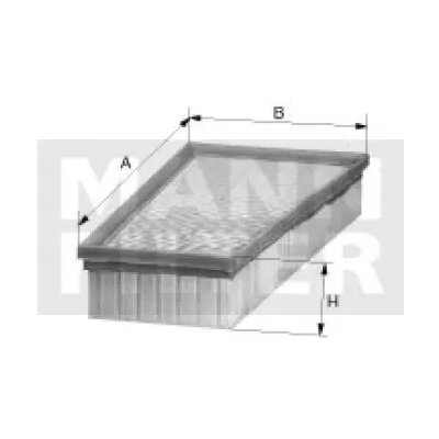 MANN FILTER Vzduchový filtr C 27 114 – Hledejceny.cz