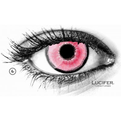 Lucifer Crazy čočky - nedioptrické - AQUAMAN PINK 2 čočky