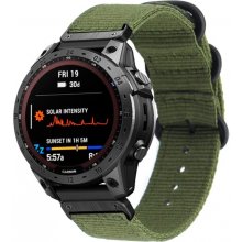 VSECHNONAMOBIL NYLON Řemínek pro Garmin Fenix 7 zelený 54880