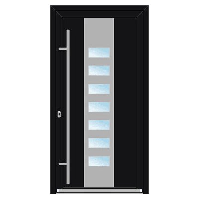 OknaDvereNaMiru.cz Vchodové dveře INOX 1402 zlatý dub 100 x 210 cm – Zboží Mobilmania