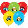Balónek Nafukovací balónky Veselá kreslená autíčka