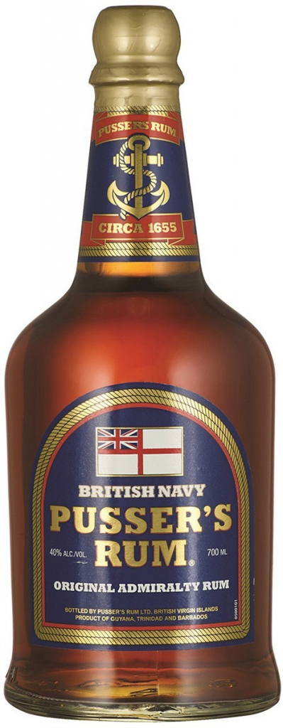 Pusser\'s British Navy 40% 0,7 l (holá láhev)
