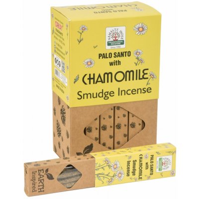 Sanu Babu Vonné tyčinky Palo Santo+Chamomile Earth Inspired 23 cm 30 g Orkay – Hledejceny.cz