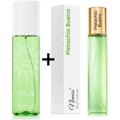 Neness Pistachio Bueno výhodná sada tělový sprej + parfémovaná voda pro ženy 200ml + 33ml – Zboží Mobilmania
