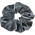 Šedá sametová gumička- Ø 10*2 cm - Clayre & Eef – Hledejceny.cz