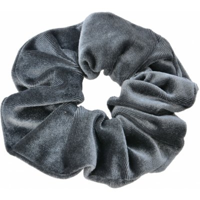 Šedá sametová gumička- Ø 10*2 cm - Clayre & Eef – Hledejceny.cz