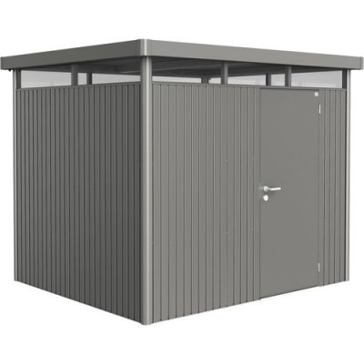 Biohort HighLine H3 jednokřídlé dveře 254 x 214 cm šedý křemen metalíza 8000,844 – Hledejceny.cz