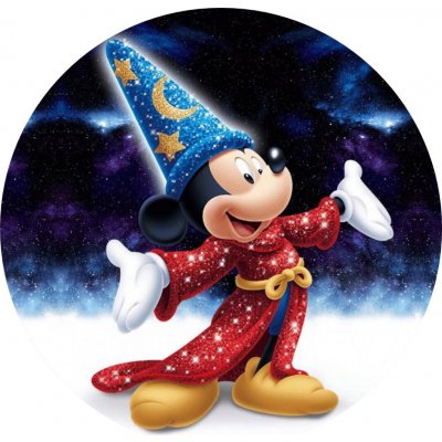 1x Mickey Mouse – čaroděj Fantazie pod hvězdami – jedlý papír na dort – Hledejceny.cz