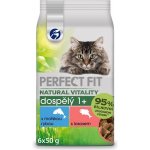 Perfect Fit Natural Vitality Adult 1+ s mořskou rybou a lososem 6 x 50 g – Hledejceny.cz