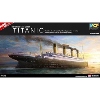 Academy Model Kit loď 14215 The Star liner TITANIC MCP bílá 1:400 – Zboží Mobilmania