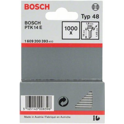 Hřebíčky, typ 48 - 1,8 x 1,45 x 14 mm 1000 ks Bosch Accessories 1609200393 – Zbozi.Blesk.cz