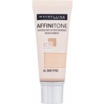 Maybelline Sjednocující make-up s HD pigmenty Affinitone Hydrating Tone-One-Tone Foundation 02 Light Porcelain 30 ml – Zbozi.Blesk.cz