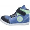 Dětské kotníkové boty Jonap kožené boty 050 MV modrá zelená