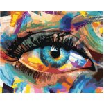 Zuty Malování podle čísel BAREVNÉ MALOVANÉ OKO – Zboží Mobilmania