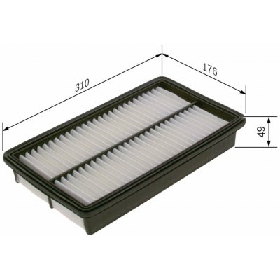 Vzduchový filtr BOSCH F 026 400 495 – Hledejceny.cz