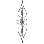Kovoinox Tyč 16 x 8 mm, výplň 185 x 800 mm – Hledejceny.cz