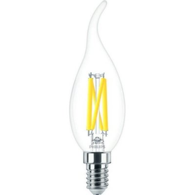 Philips LED žárovka E14 BA35 CL 3,4W 40W teplá bílá 2200-2700K svíčka stmívatelná DimTone – Hledejceny.cz