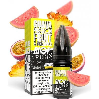 Riot Squad Salt Guava, Passionfruit & Pineapple 10 ml 10 mg – Sleviste.cz