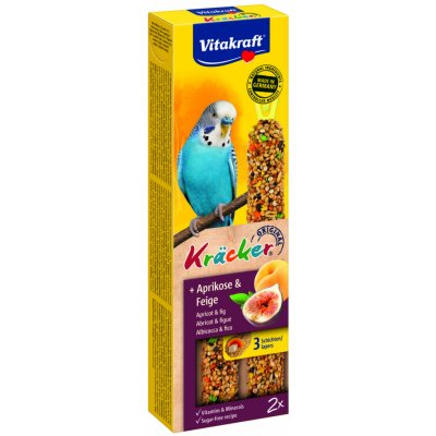 Vitakraft KRÄCKER tyčinky ANDULKA meruňka & fík 60 g – Hledejceny.cz