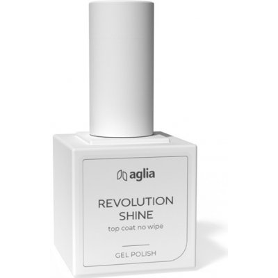 Aglia REVOLUTION SHINE vrchní bezvýpotkový UV gel 15 ml – Zboží Dáma