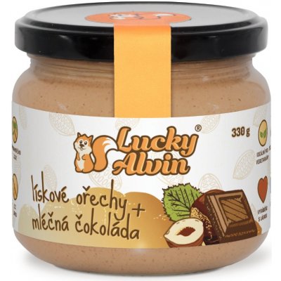 Lucky Alvin Lískové ořechy + mléčná čokoláda 330 g