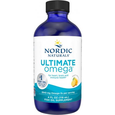 Nordic Naturals Ultimate Omega-3, 2840 mg, Citrón, 119 ml – Hledejceny.cz