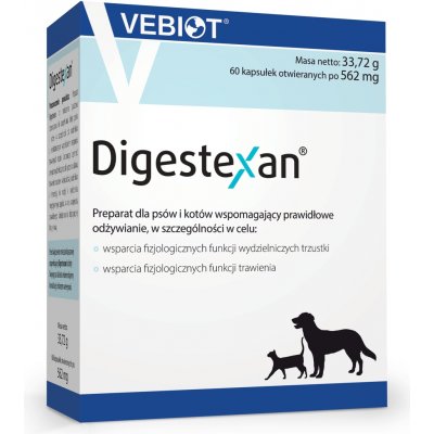 Digestexan pro psy a kočky 60 cps Vebiot – Hledejceny.cz
