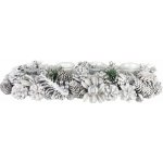 MagicHome Vianoce Ikebana MagicHome Vánoce, adventní, bílá, 50x16x9 cm – Hledejceny.cz