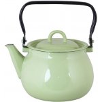 Emil´s Enamel Green Zelená varná smaltovaná konvice Ø 19 16,5 cm / 2,5L Strömshaga – Zboží Mobilmania