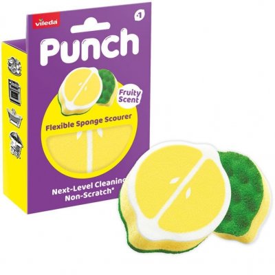 VILEDA Punch lemon houbička 1 ks – Zboží Dáma