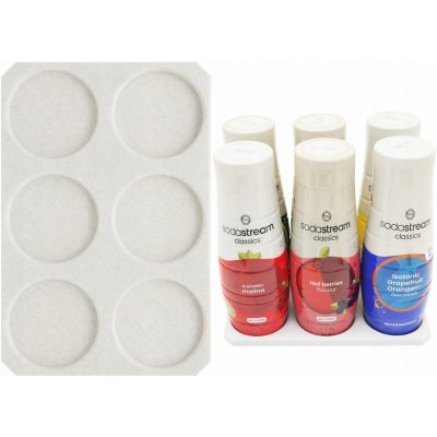 STOJANOVÁ PODLOŽKA NA SIRUPY SODASTREAM 6 MÍST ERGONOMICKÁ – Zboží Dáma
