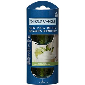 Yankee Candle VANILLA LIME náplň pro vůně do elektrické zásuvky, 2 x 18,5 ml