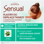 Joanna Sensual Aloe Vera depilační náplasti na obličej 12 ks a jemný olej 10 ml – Zboží Dáma