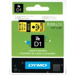 Páska Dymo D1 6 mm x 7m černý tisk/žlutý podklad, 43618, S0720790 – Zbozi.Blesk.cz