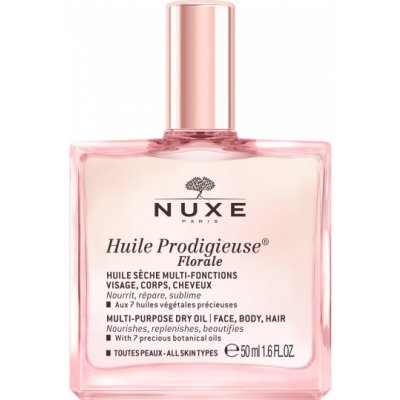 Nuxe Huile Prodigieuse® Floral Multifunkční suchý olej s vůní květin multifunkční suchý olej na pleť, tělo a vlasy 50 ml – Sleviste.cz