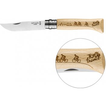 Opinel VRI N°08 Inox Cyclist s rytinou