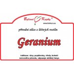 Bylinné kapky Geranium 100 % přírodní silice esenciální éterický olej 10 ml – Hledejceny.cz