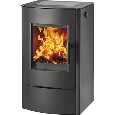 Haas & Sohn FIREPOT ocel černá 6,3 kW se sklokeramickou plotnou – Hledejceny.cz
