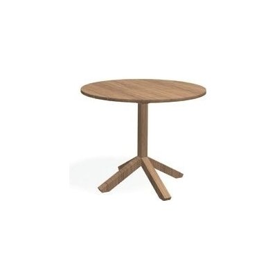 Teakový jídelní stolek Root, Roda, kulatý 90x73 cm (ROT003-01-01) – Hledejceny.cz
